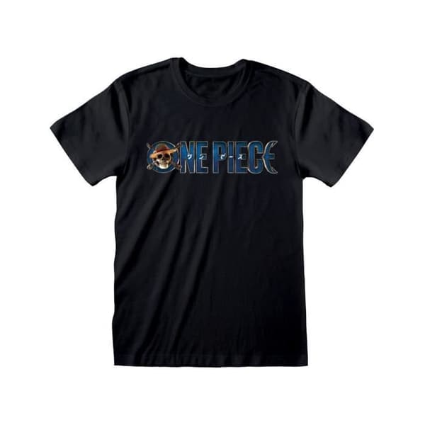 One Piece Logo T-shirt - Heroes Inc - Svart - Vuxen - Unisex