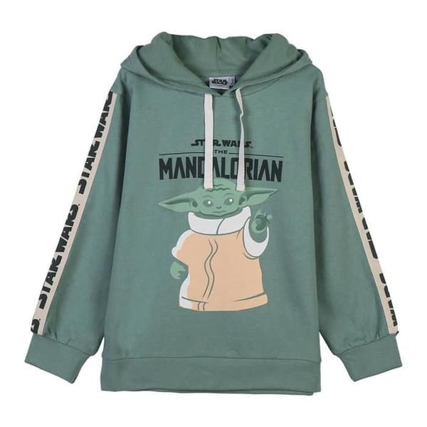 Sweatshirt - Cerda - The Mandalorian - Borstad bomull - Huva - Långa ärmar