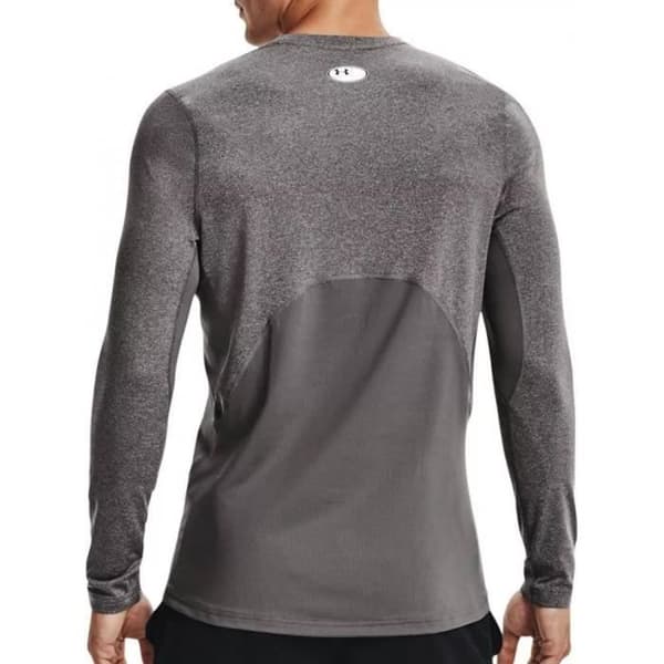 Grå långärmad t-shirt för män under armor