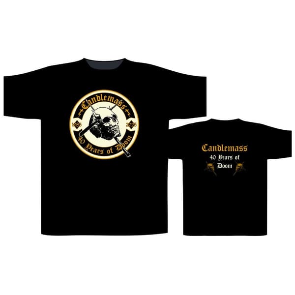 CANDLEMASS T-SHIRT - 40 YEARS OF DOOM