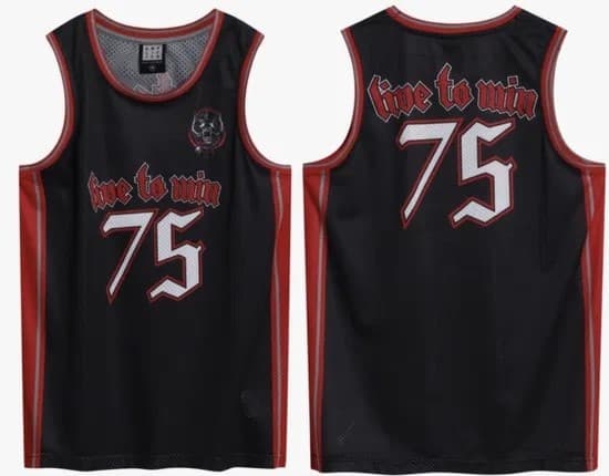 Motorhead Live To Win Black Basketball Jersey X-Large