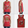 Miniatyrbilde 1 av 2: Rolling Stone Voodoo Lounge Red Basketball Jersey