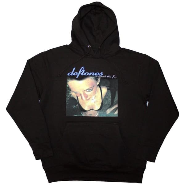 Deftones Unisex Pullover Hoodie: Around The Fur (Black) (Large)