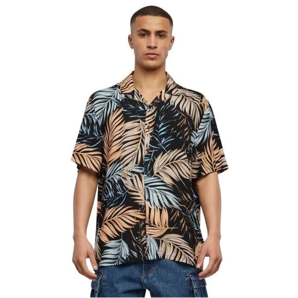 Urban Classics Viscose AOP Resort Shirt