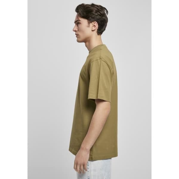 T-shirt - URBAN CLASSICS - Tall - Grön oliv - Korta ärmar - Rund hals - Oversize