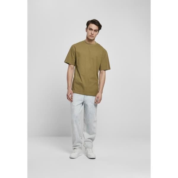 T-shirt - URBAN CLASSICS - Tall - Grön oliv - Korta ärmar - Rund hals - Oversize