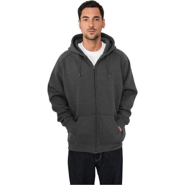 Urban Classics - Charcoal Zip Hoodie - 3X