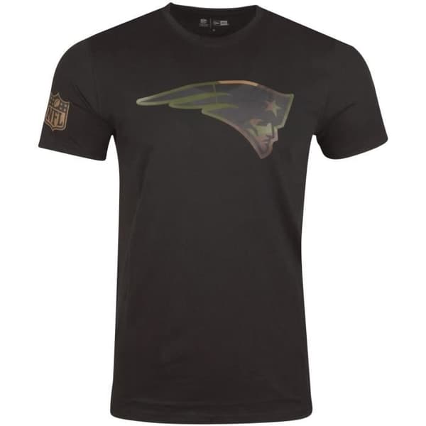 T-shirt NFL - New Era - New England Patriots - Svart / Wood Camo - 100% bomull - Korta ärmar