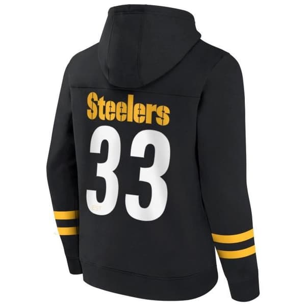 Sweatshirt med huva Fanatics Foundation Fleece - NFL Pittsburgh Steelers - Herr - Svart