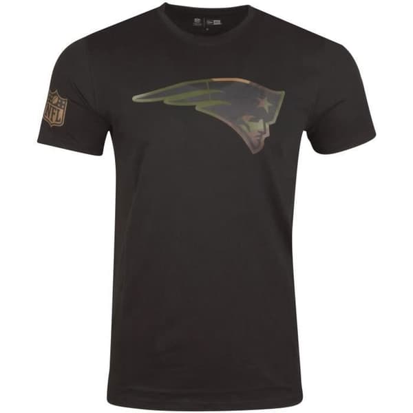 T-shirt NFL - New Era - New England Patriots - Svart / Wood Camo - 100% bomull - Korta ärmar