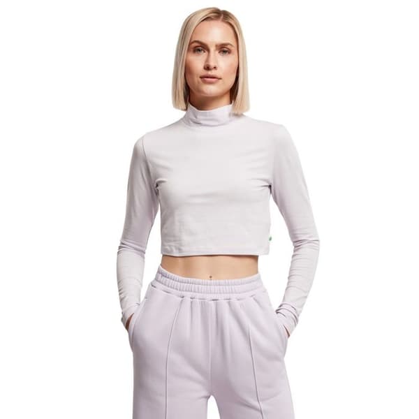 Långärmad T-shirt - Urban Classics - GT - Rullkrage - Slim fit - Lila