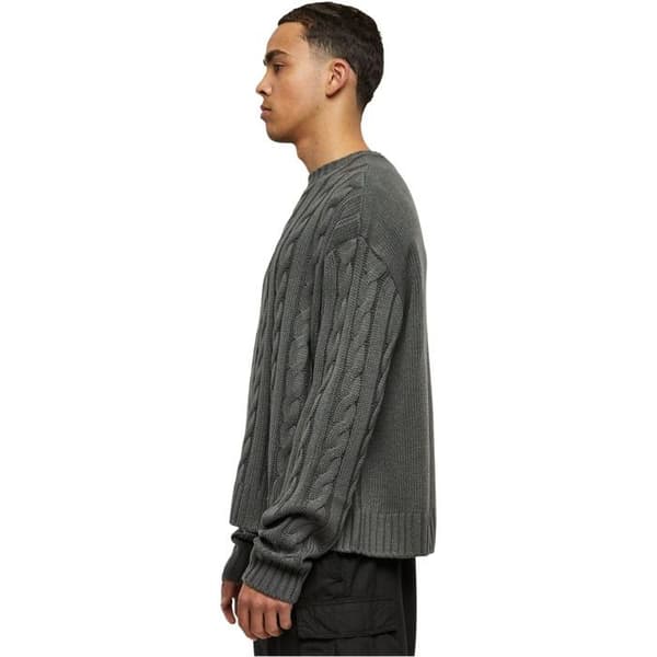 Pull - Urban Classics - Boxy - Svart - Man - 100% akryl