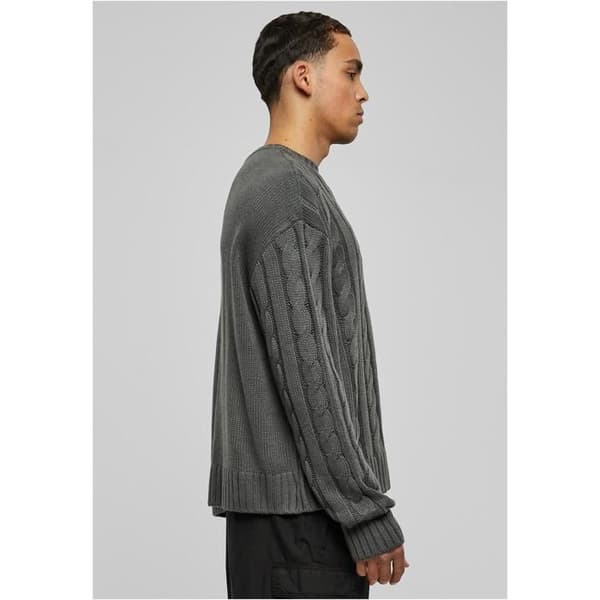 Pull - Urban Classics - Boxy - Svart - Man - 100% akryl