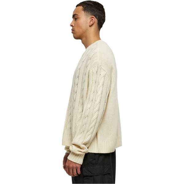 Pull - Urban Classics - Boxig - 100% akryl - Kabelmönster - Beigefärg