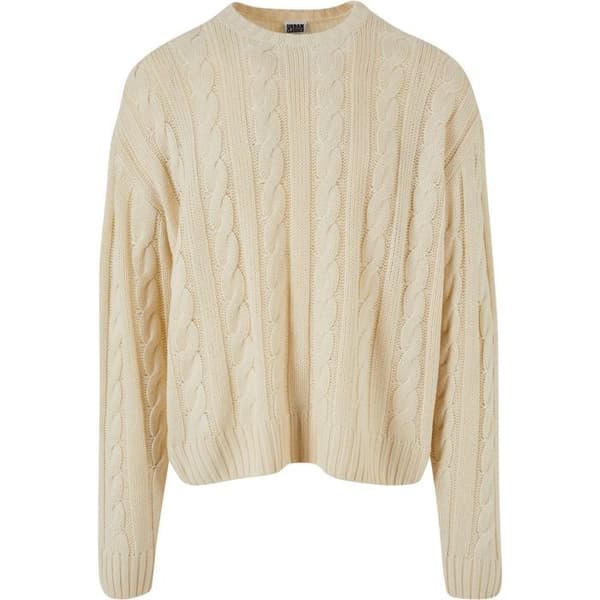 Pull - Urban Classics - Boxig - 100% akryl - Kabelmönster - Beigefärg
