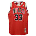 Miniatyrbild 1 av 3: Maillot barn Chicago Bulls Swingman Road - Pippen Scottie 1997 - röd/svart - 14/16 år