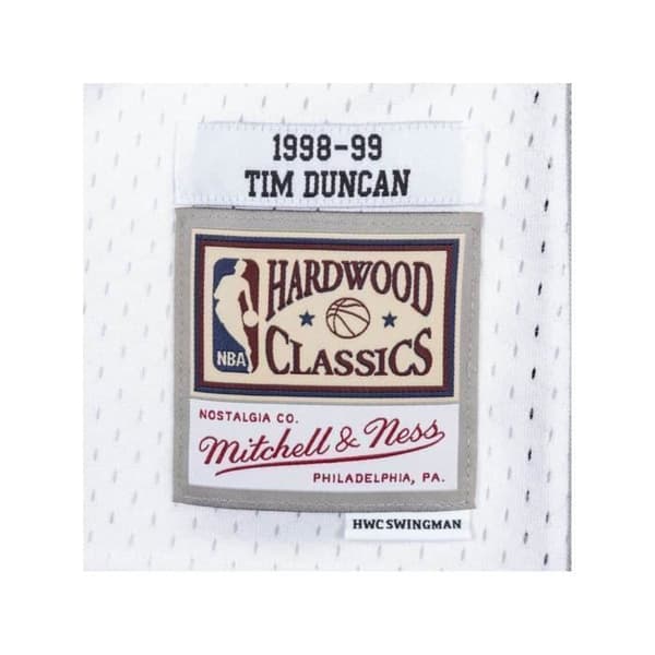T-shirt - Mitchell &amp; Ness - Sa Spurs - Vit - Regular - Korta ärmar