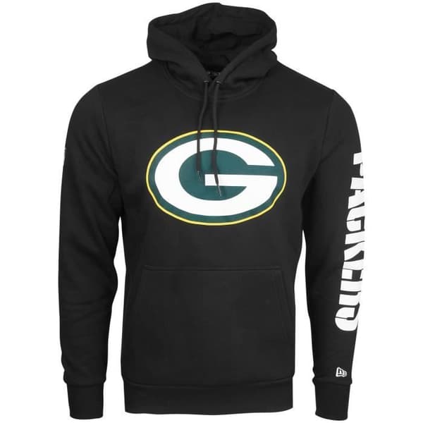 Sweatshirt med huva NFL New Era - VERTICAL Bucs Seahawks Patriots - Herr - Svart - Långärmad - Med huva