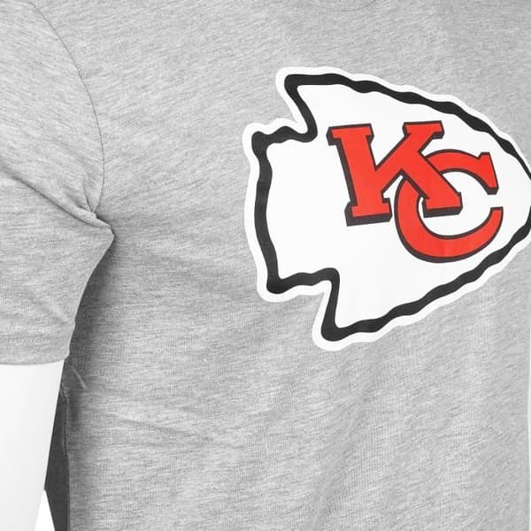 Fotbollströja New Era - NFL Kansas City Chiefs grå - Korta ärmar - Rundad hals