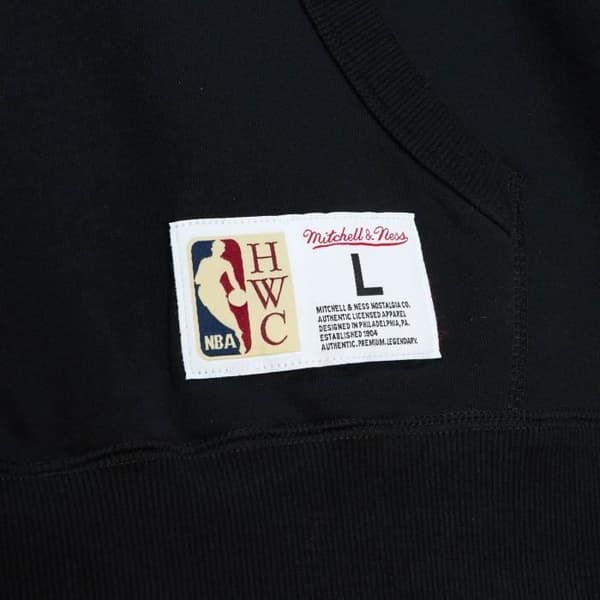 Sweatshirt med huva NBA Mitchell & Ness - HOMETOWN CITY Miami Heat - Herr - Svart - Långa ärmar