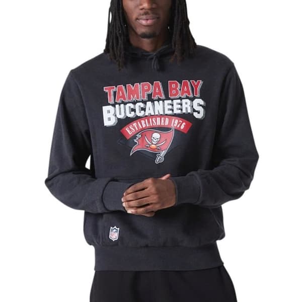 NFL New Era Hoodie - Tampa Bay Buccaneers - Svart - Herr - Långa ärmar