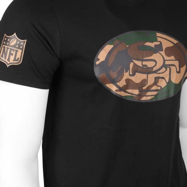 New Era Fotboll Supportertröja - NFL Lag noir / wood camo
