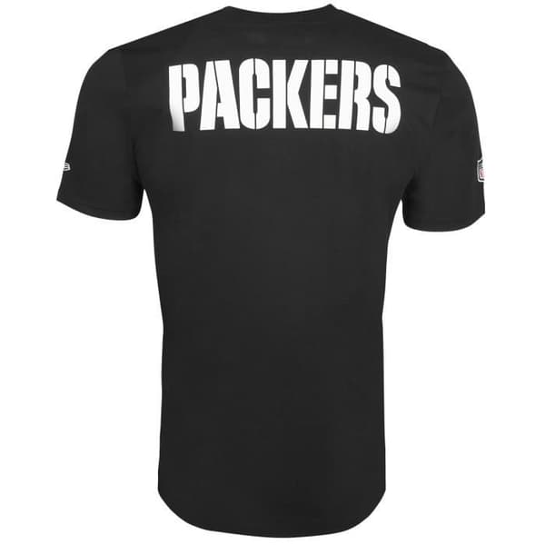 T-shirt NFL New Era - SPRAY - Bucs Chiefs Seahawks Patriots Packer - Grön bay packers - Vit - Man