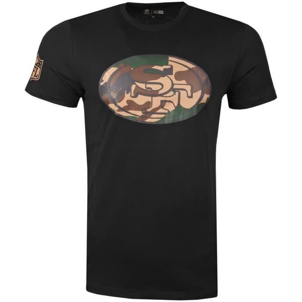New Era Fotboll Supportertröja - NFL Lag noir / wood camo