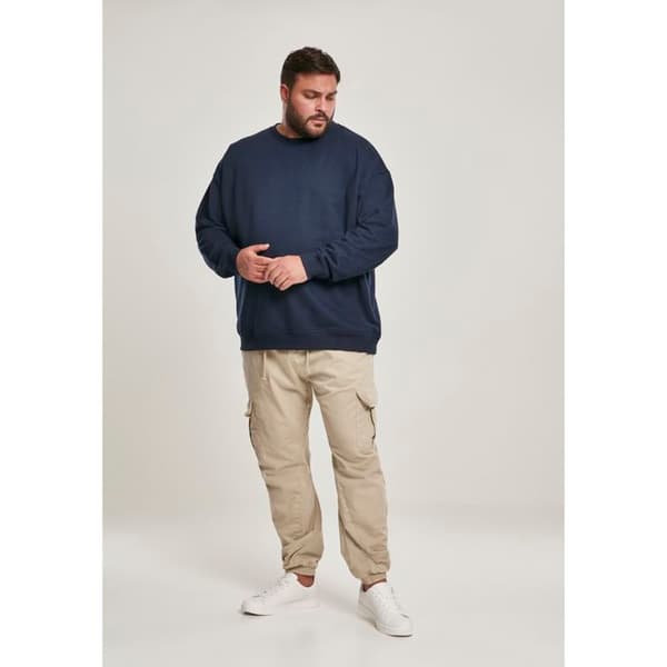 T-shirt - Urban Classic - Sweat - Mörkblå - Långa ärmar - Klassisk krage