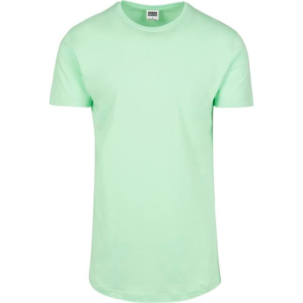T-shirt Lång - Urban Classics - FORMAD - 100% Bomull - Långa Ärmar - Rund Hals