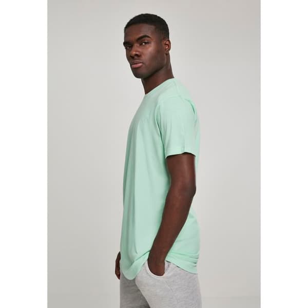 T-shirt Lång - Urban Classics - FORMAD - 100% Bomull - Långa Ärmar - Rund Hals