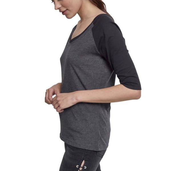 Urban Classics Dam - 3/4 RAGLAN långärmad toppskjorta