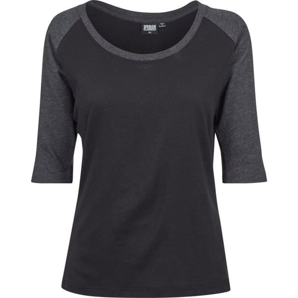 Urban Classics Dam - 3/4 RAGLAN långärmad toppskjorta