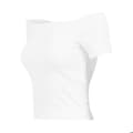 Miniatyrbild 3 av 6: Top utan axelband - URBAN CLASSICS - Off Shoulder Rib Top - 97% bomull - Tajt - Dam