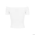 Miniatyrbild 6 av 6: Top utan axelband - URBAN CLASSICS - Off Shoulder Rib Top - 97% bomull - Tajt - Dam