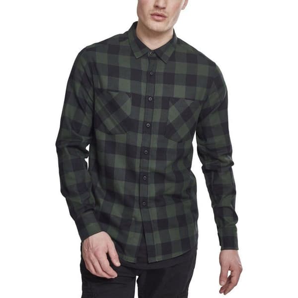 Urban Classics - FLANELL BASIC Lumberjack Rutig skjorta