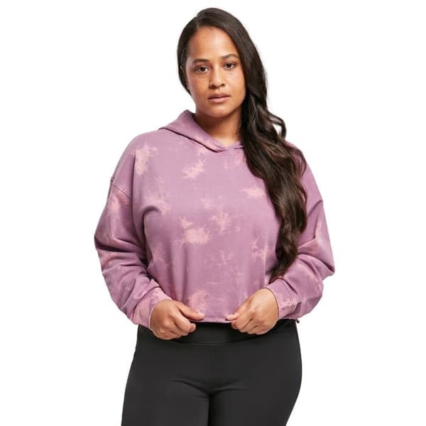 Hettegenser - Urban Classics - Bleached - Duskviolet - Dame - Store størrelser