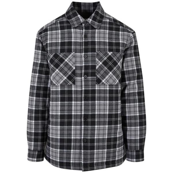 Dunvägg matelassé - Urban Classics - Ruta - Återvunnet tyg - Polyesterfoder - Oversize passform