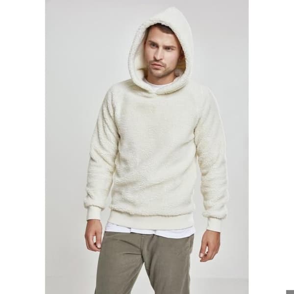 Sweatshirt - Urban Classic - Sherpa - Ljus beige - Långa ärmar - 100% Polyester