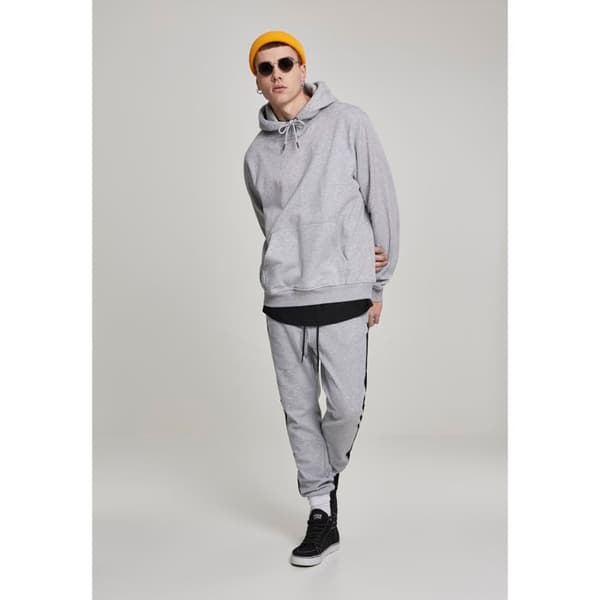 Huvtröja - Urban Classic - Basic Terry - Grå - Långa ärmar - Kängurufickor