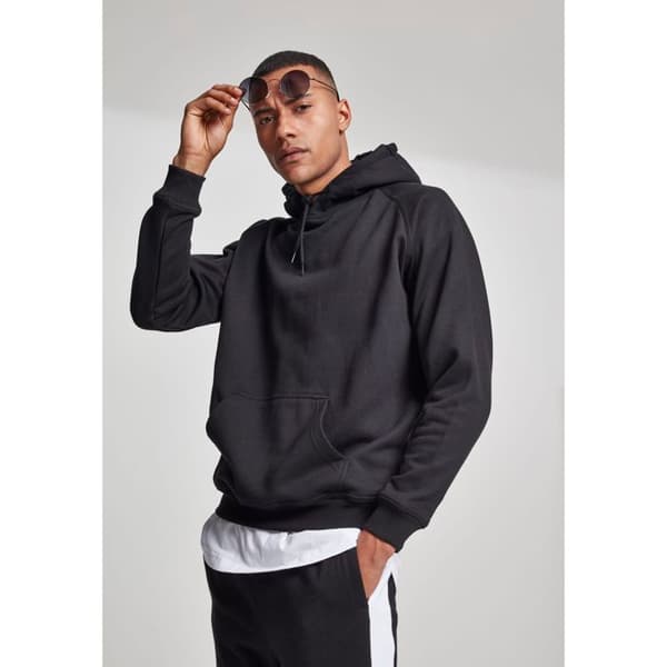 Hoodie - URBAN CLASSICS - Urban Classic - Svart - Långärmad - Unisex