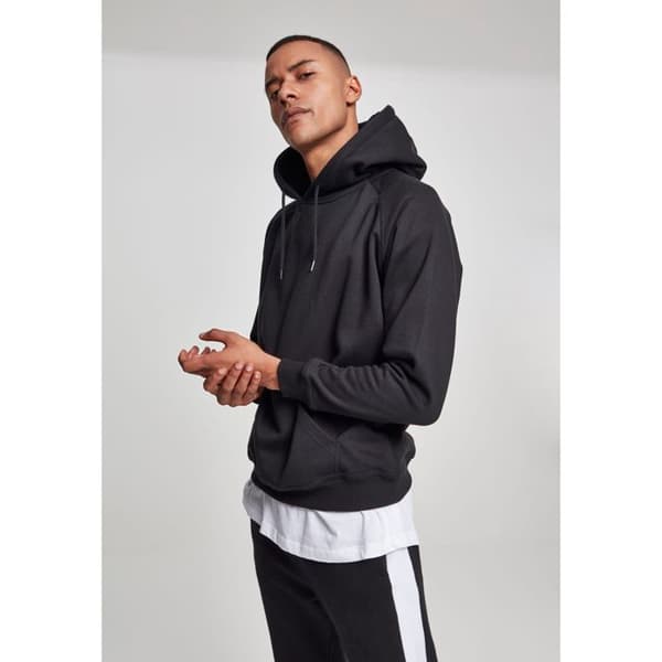 Hoodie - URBAN CLASSICS - Urban Classic - Svart - Långärmad - Unisex