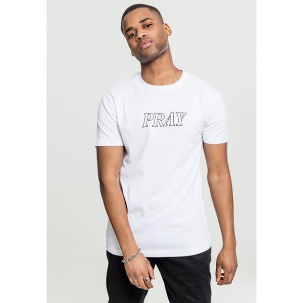 T-shirt - MISTER TEE - böner hand GT - Vit - Korta ärmar - Hög komfort