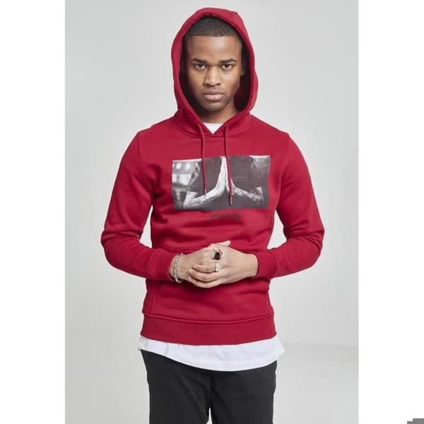 Hoodie - Mister Tee - pray GT - Grå melerad - Långa ärmar - Unisex