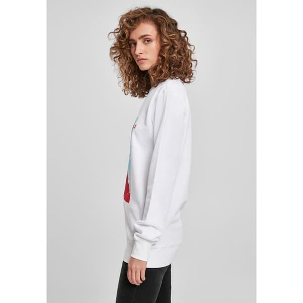 T-shirt Dam - Mister Tee - God Jul Katt - 100% Bomull - Oversized Passform - Korta Ärmar