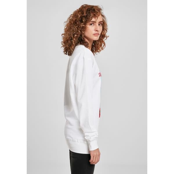 T-shirt Dam - Mister Tee - God Jul Katt - 100% Bomull - Oversized Passform - Korta Ärmar