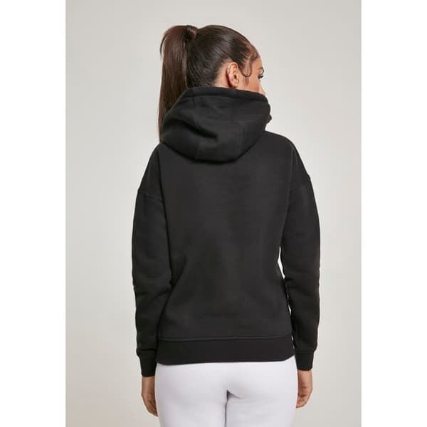 Sweatshirt - Urban Classic - Dam - Svart - Långa ärmar - Huva