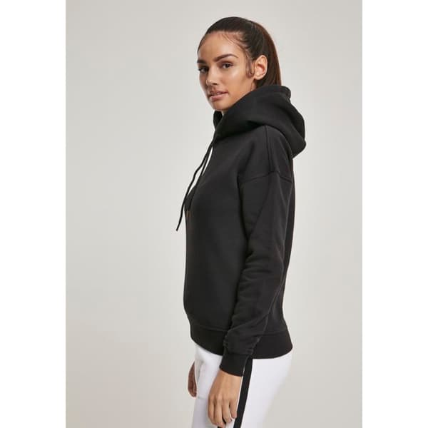 Sweatshirt - Urban Classic - Dam - Svart - Långa ärmar - Huva