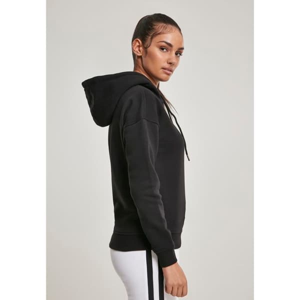 Sweatshirt - Urban Classic - Dam - Svart - Långa ärmar - Huva