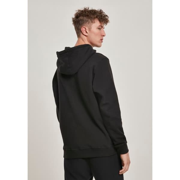 Hoodie - Urban Classic - Basic - Ekologisk bomull - Känguruficka - Svart